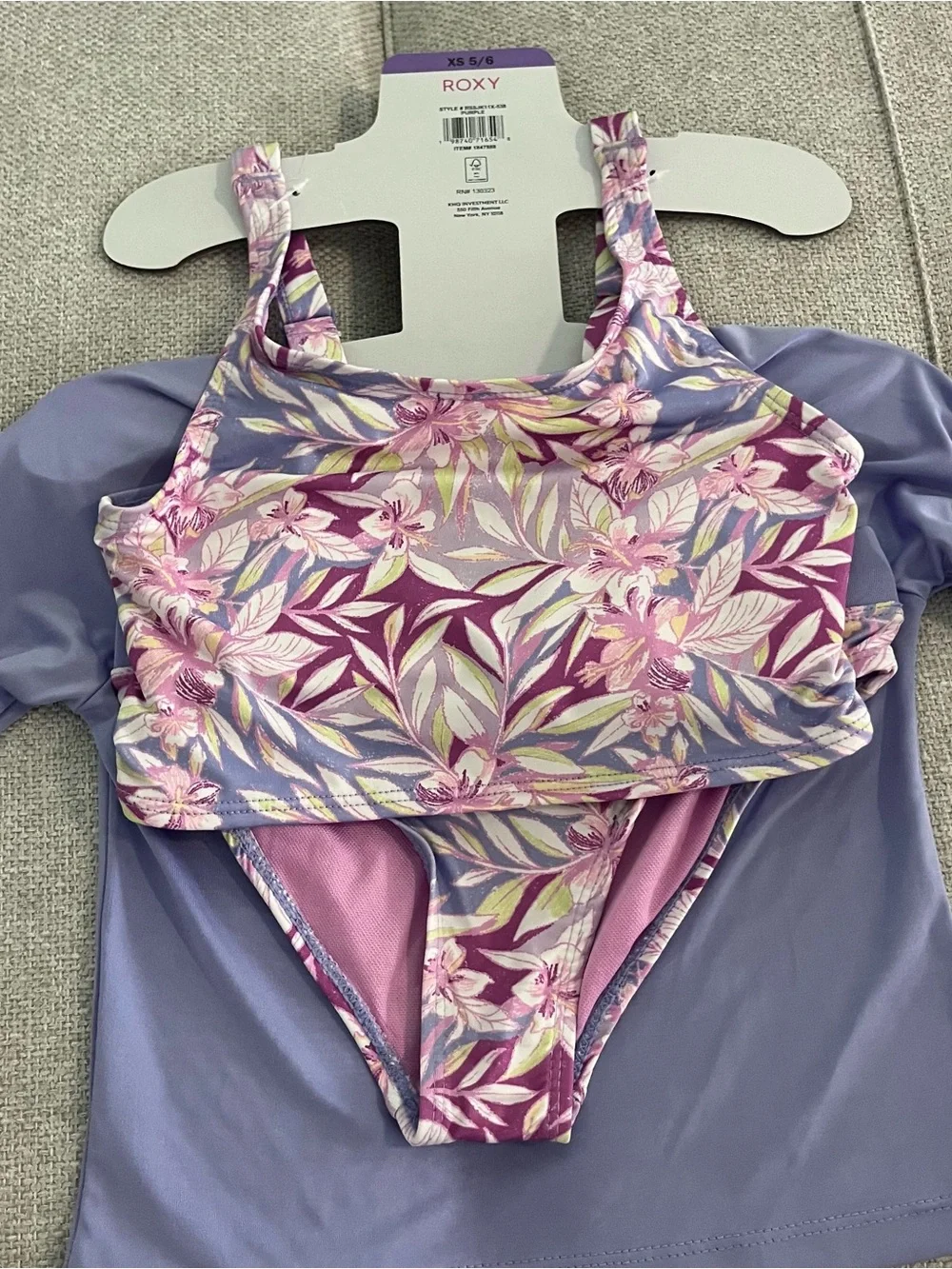 NWT Roxy 3-piece swim set